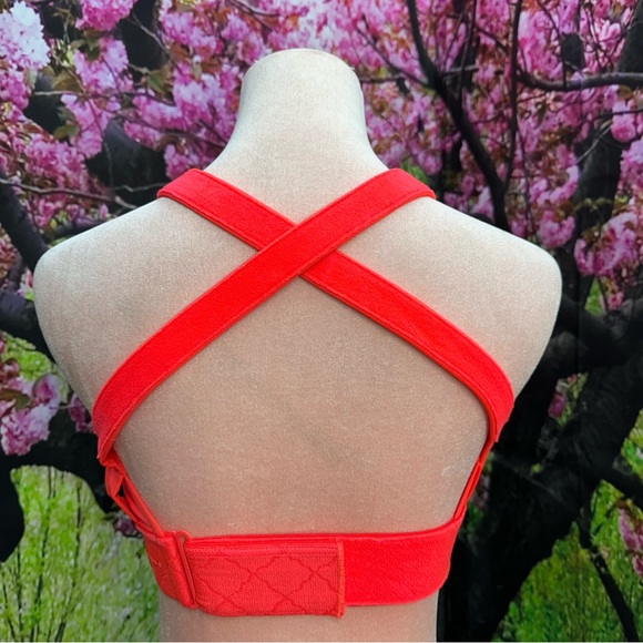 SHEFIT Ultimate Sports Bra, High Impact Sports Bra Bright Orange XS - Picture 2 of 10